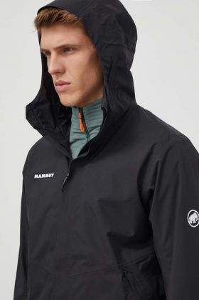 Mammut geaca de ploaie Alto barbati, culoarea negru