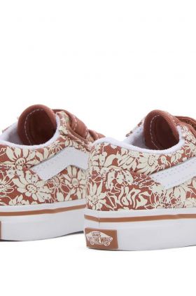 Vans tenisi copii Old Skool V culoarea portocaliu