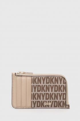 Dkny portofel femei, culoarea bej, R4112C94