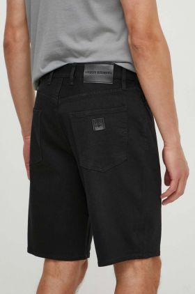 Armani Exchange pantaloni scurti barbati, culoarea negru, 3DZJ65 Z2AAZ