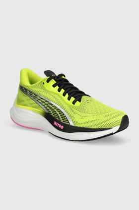 Puma pantofi de alergat Velocity Nitro 3 culoarea verde, 380081