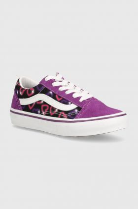 Vans tenisi copii culoarea violet