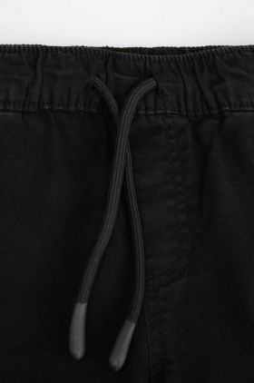 Coccodrillo pantaloni copii culoarea negru, neted