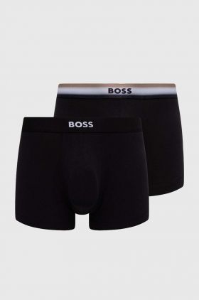 BOSS boxeri 2-pack bărbați, culoarea negru, 50514922