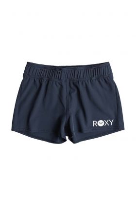 Roxy pantaloni scurti copii RG ESSENTIALS culoarea albastru marin, neted