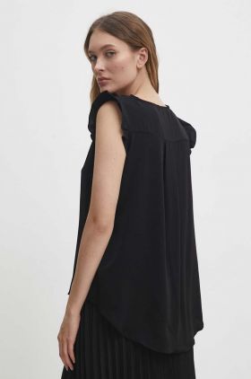 Answear Lab bluza femei, culoarea negru, neted