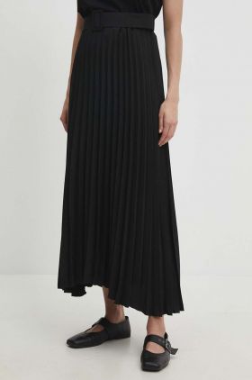 Answear Lab fusta culoarea negru, maxi, evazati