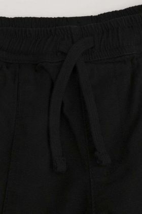 Coccodrillo pantaloni copii culoarea negru, neted