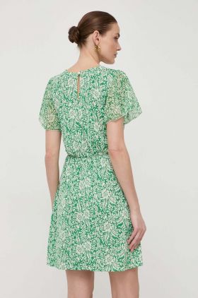 Morgan rochie culoarea verde, mini, evazati