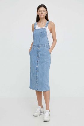 Levi's rochie jeans midi, evazati