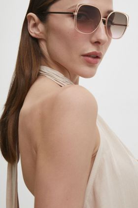 Answear Lab ochelari de soare femei, culoarea maro