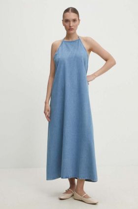 Answear Lab rochie jeans maxi, evazati