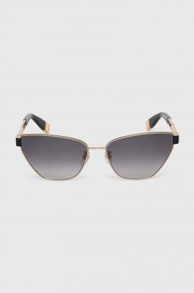Furla ochelari de soare femei, culoarea negru, SFU717_600301