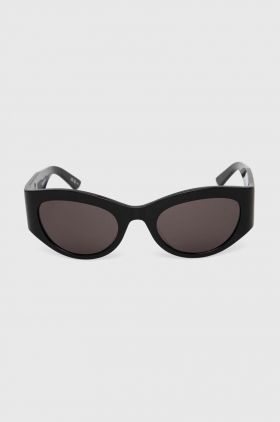 Balenciaga ochelari de soare femei, culoarea negru, BB0330SK