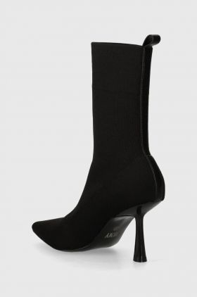 Dkny botine Sansa femei, culoarea negru, cu toc cui, K2490325