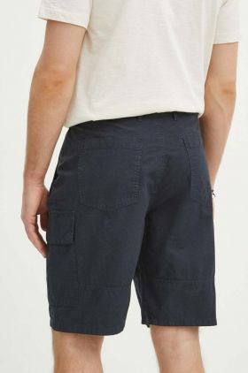 Barbour pantaloni scurti din bumbac Essentials culoarea albastru marin, MST0023