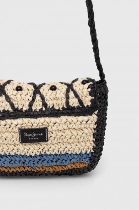 Pepe Jeans poseta Priya Soleil culoarea negru