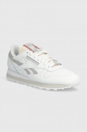 Reebok Classic sneakers din piele Classic Leather culoarea alb, 100074346