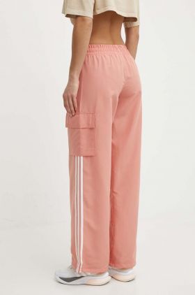 adidas Originals pantaloni de trening culoarea roz, cu imprimeu, IZ0715