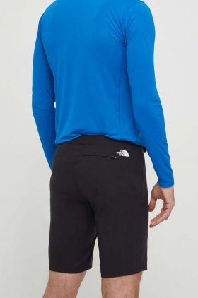 The North Face pantaloni scurți outdoor Lightning culoarea negru, NF0A495OJK31