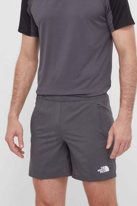 The North Face pantaloni scurti sport Mountain Athletics barbati, culoarea gri, NF0A87JNWUO1