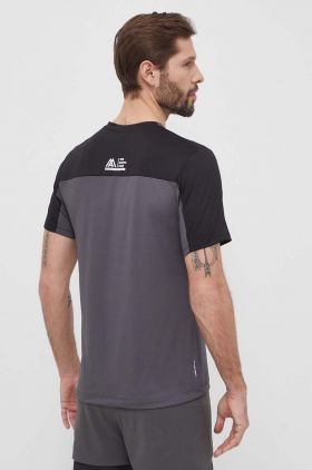 The North Face tricou sport Mountain Athletics culoarea gri, modelator, NF0A87JJWUO1