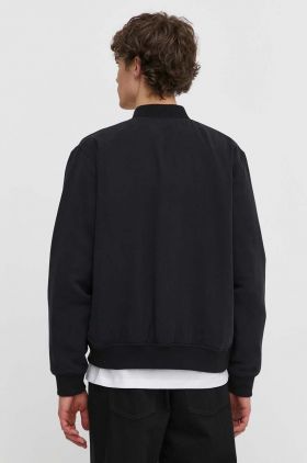 Theory geaca bomber barbati, culoarea negru, de tranzitie