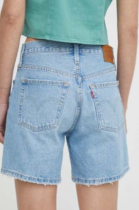 Levi's pantaloni scurti jeans femei, neted, high waist