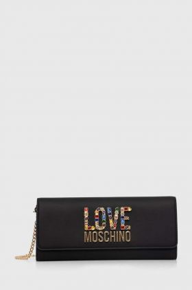 Love Moschino poseta culoarea negru