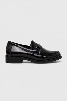 Answear Lab mocasini femei, culoarea negru, cu toc plat