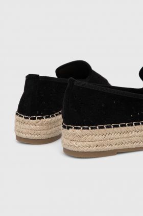 Answear Lab espadrile culoarea negru, cu platforma