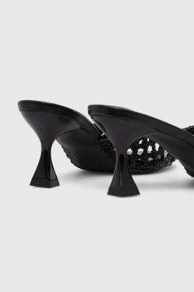 Answear Lab papuci femei, culoarea negru, cu toc cui