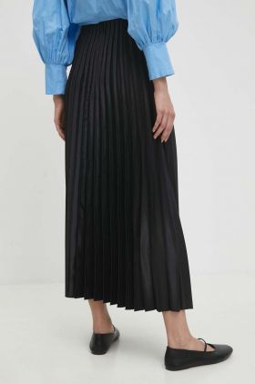 Answear Lab fusta culoarea negru, maxi, evazati