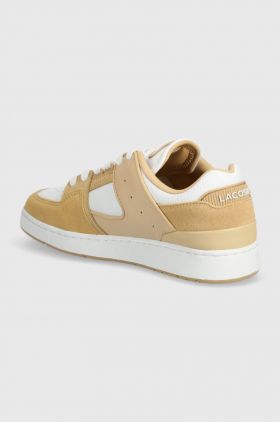 Lacoste sneakers din piele Court Cage Leather culoarea bej, 47SFA0105