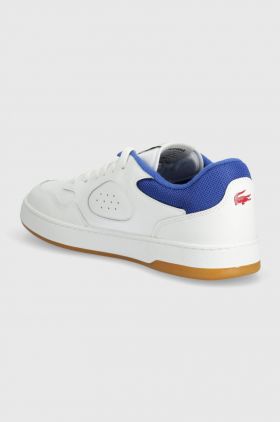 Lacoste sneakers din piele Lineset Contrasted Collar Leather culoarea alb, 47SMA0060