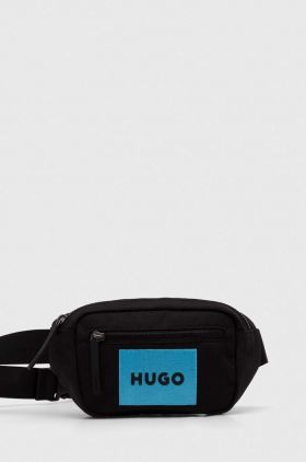 HUGO borsetă culoarea negru, 50516580