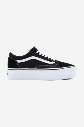 Vans sneakers Old Skool Stackform culoarea negru VN0A7Q5M6BT-black