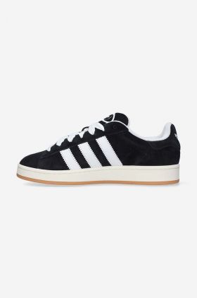 adidas Originals sneakers din piele întoarsă Campus 00S HQ8708 culoarea negru HQ8708-black