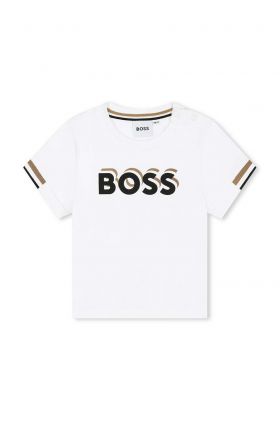 BOSS set de bumbac pentru bebelusi culoarea bej