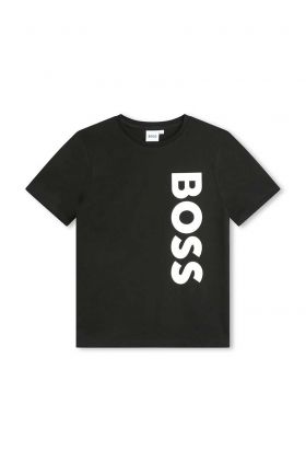 BOSS set de bumbac pentru copii culoarea negru