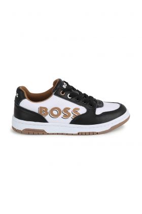 BOSS sneakers pentru copii culoarea negru