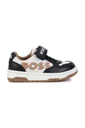 BOSS sneakers pentru copii culoarea negru