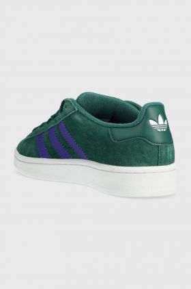 adidas Originals sneakers din piele întoarsă Campus 00s culoarea verde, ID3170