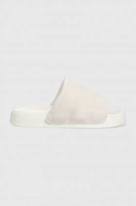 adidas Originals papuci Adilette Essential femei, culoarea alb, IF3575