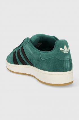 adidas Originals sneakers din piele întoarsă Campus 00s culoarea verde, IF8763