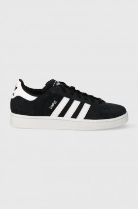 adidas Originals sneakers din piele întoarsă Campus 2 culoarea negru, ID9844