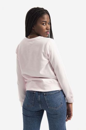 A.P.C. hanorac de bumbac Sweat Mathilda femei, culoarea roz, cu imprimeu COEBH.F27712-ROSE