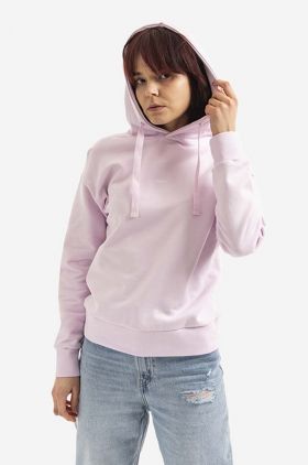 A.P.C. hanorac de bumbac Hoodie Christina femei, culoarea roz, cu glugă, cu imprimeu COEIP.F27624-ROSEPALE