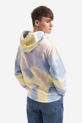A.P.C. hanorac de bumbac Victor bărbați, cu glugă, cu model COEWP.H27703-MULTICOLOR