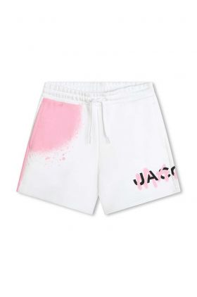 Marc Jacobs pantaloni scurti copii culoarea alb, modelator, talie reglabila